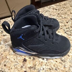 Jordan MVP TD Toddler Sneakers Black Game Royal Size 8C